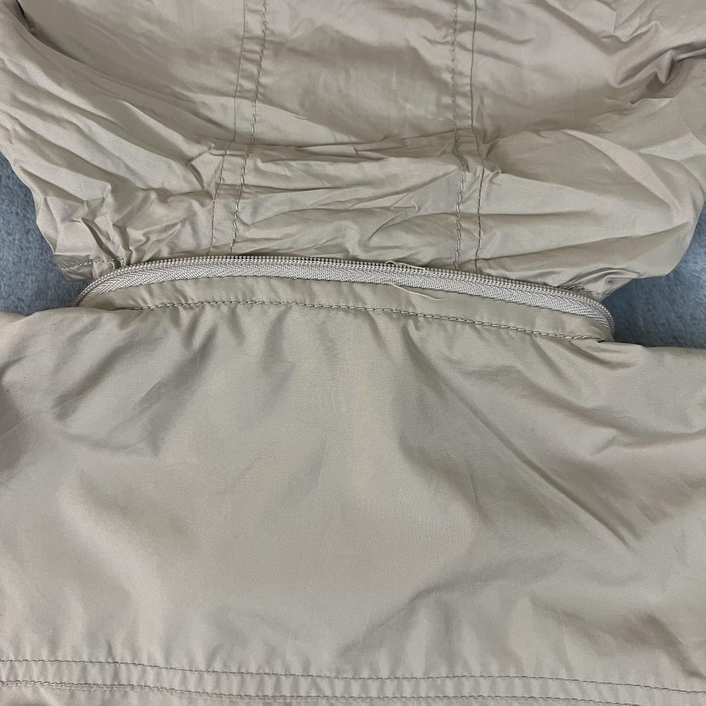 Vintage Polo Ralph Lauren Jacket Kids Size 6 Beige Hooded Zip Up Windbreaker - Picture 8 of 9